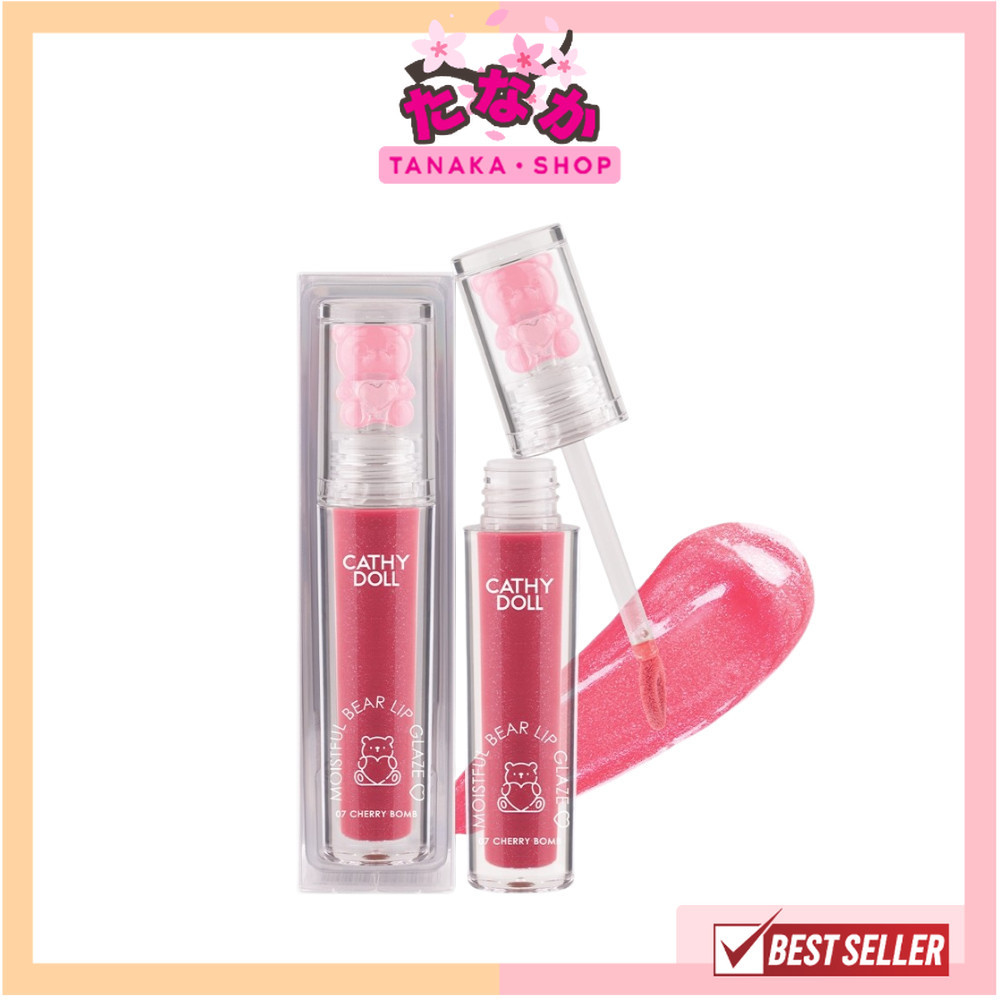 แท้/ถูกที่สุด/ไลฟ์ทุกวัน (1ชิ้น) Cathy Doll มอยส์ฟูลแบร์ลิปเกลซ 2.2g เคที่ดอลล์