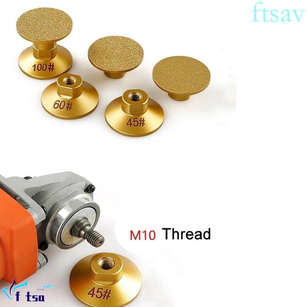 Swiftsaver หัวเจียรแบน, 45/60/100 # Carborundum + โลหะขัดหิน, Brazed หินอ่อนควอตซ์หินแกรนิตกระเบื้องตัดโปรไฟล์บดล้อ