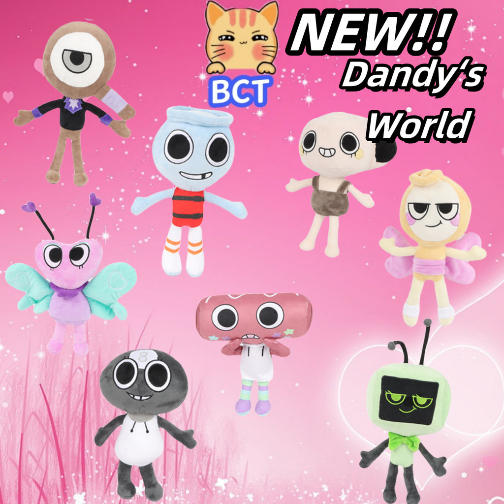 Bct Dandy’s World Plush Toys เกมยอดนิยม Dandys World ของเล่นตุ๊กตาเกมสยองขวัญ Dandys World ตุ๊กตาสร้างสรรค์น่ารักเกมตัวละครตุ๊กตาหมอนห้องนอนเด็กs ของเล่นของขวัญวันเกิดของขวัญคริสต์มาส