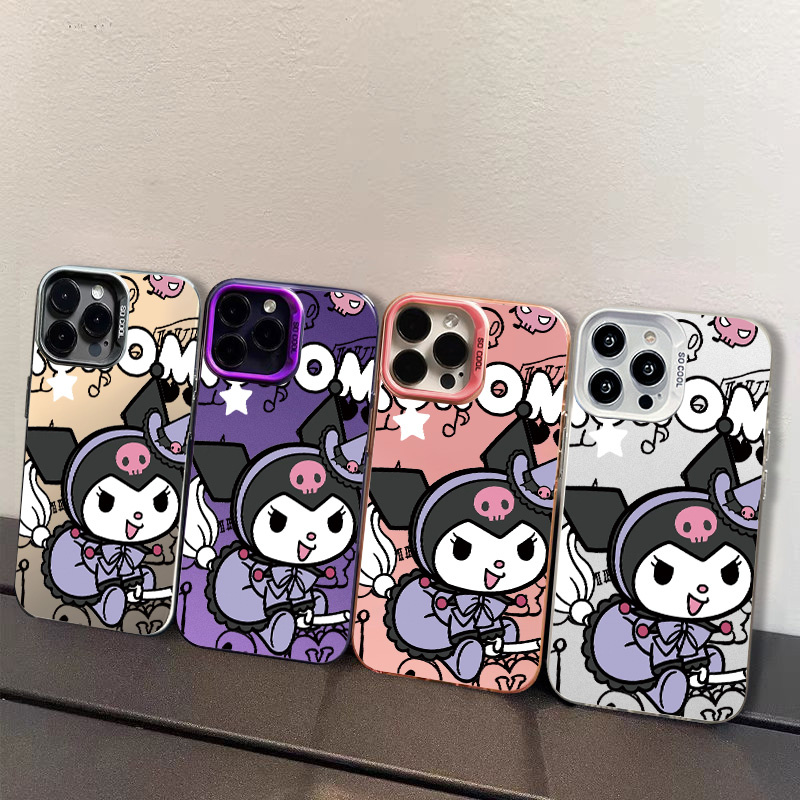 แฟชั่นลายการ์ตูนน่ารักคุโรมิสตาร์ Ins Wind เคสไอโฟน 11 13 15 Pro Max XR 7Plus 14 12 Pro Max X XS Max 7 14 8 Plus SE 2020