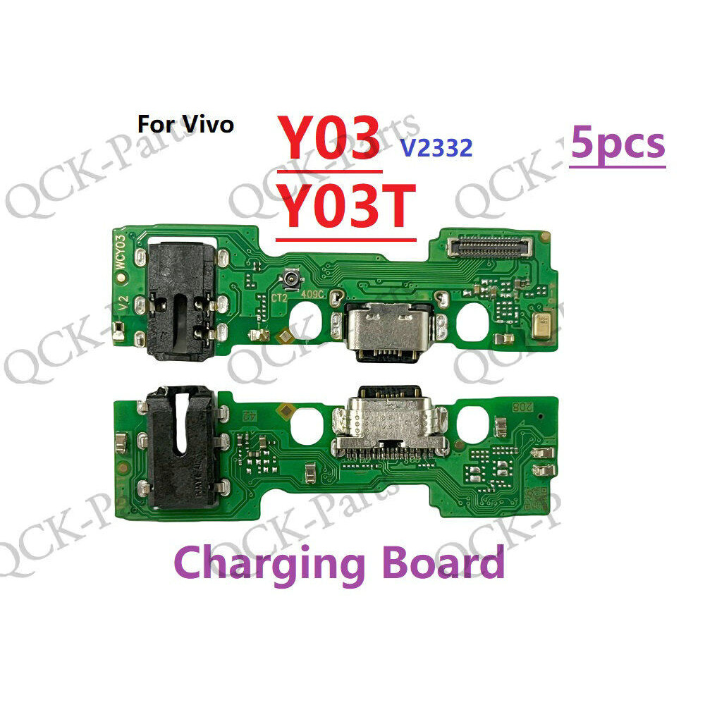สําหรับ Vivo Y03T Y03 V2332 Charger USB ชาร์จพอร์ต Dock ปลั๊กซ็อกเก็ตแจ็คเชื่อมต่อ Flex Cable