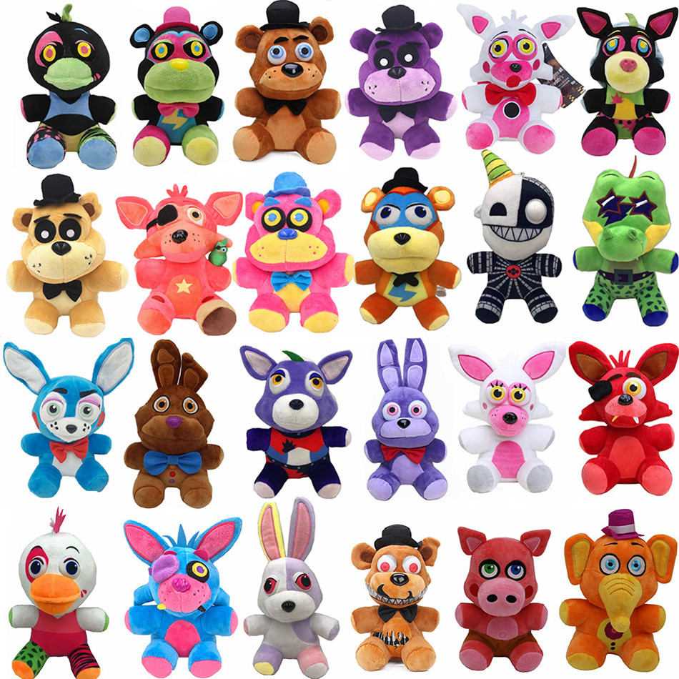 Five Night ที่ Freddy Fnaf น่ารักของเล่นตุ๊กตาเกมตุ๊กตา 18 ซม. Bonnie Bear Foxy การ์ตูนตุ๊กตาตุ๊กตา 