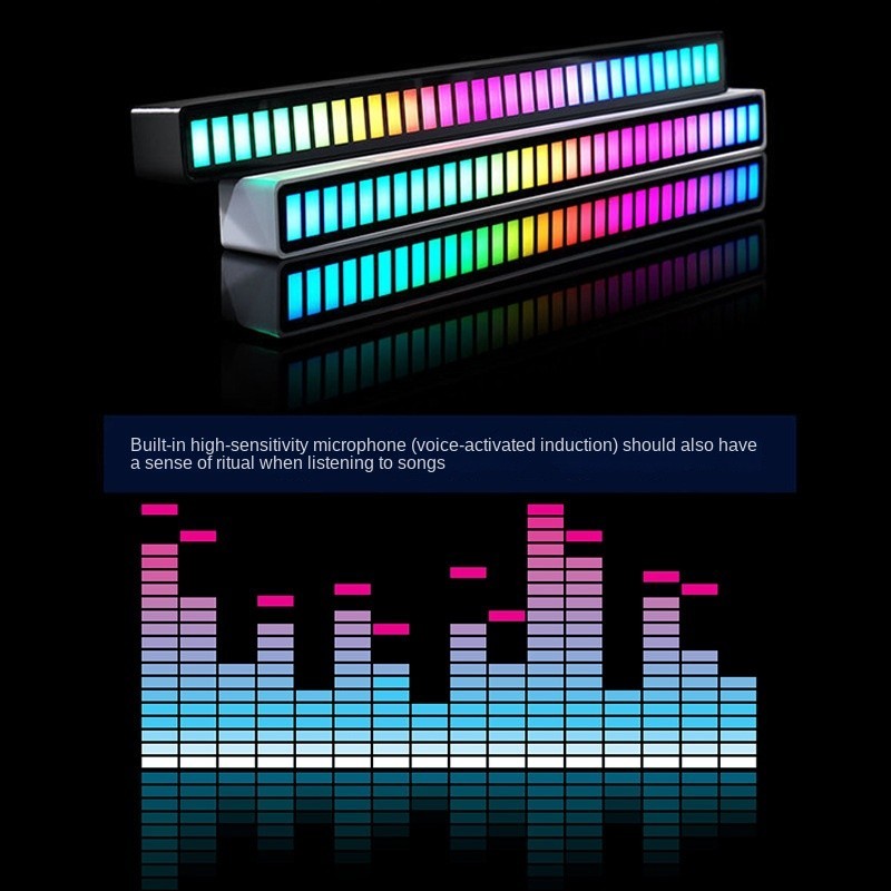 ไฟรับเสียง RGB, ไฟเปลี่ยนสี จังหวะเพลงที่เปิดใช้งานด้วยเสียง, ไฟ LED สร้างบรรยากาศ Bluetooth พร้อมส่งLighting