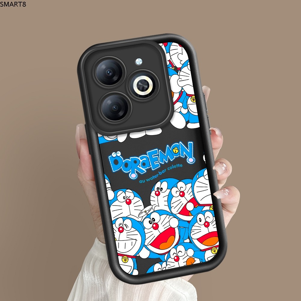 For Infinix Smart 8 เคสอินฟินิกซ์ เคส JGS New Original Design Soft Liquid Silicone Camera Protection Phone Case Cover
