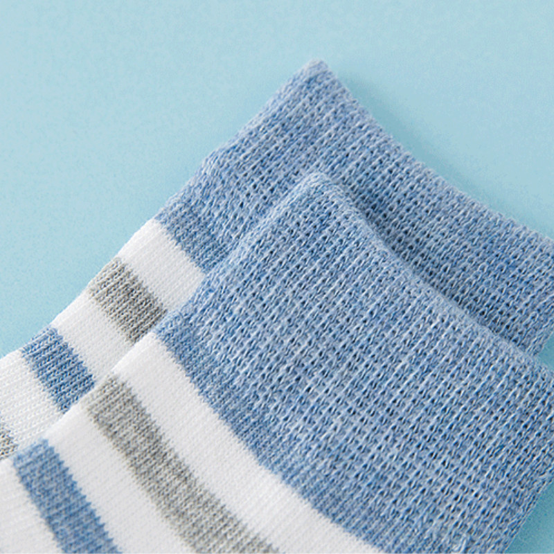 5 คู่ผ้าฝ้ายเด็กถุงเท้าเด็กเด็กสาวถุงเท้าน่ารักการ์ตูนสัตว์ออกแบบ เลือนหายไป นุ่มทารกถุงเท้าเด็ก 0-6 ปี - รูปที่ 3