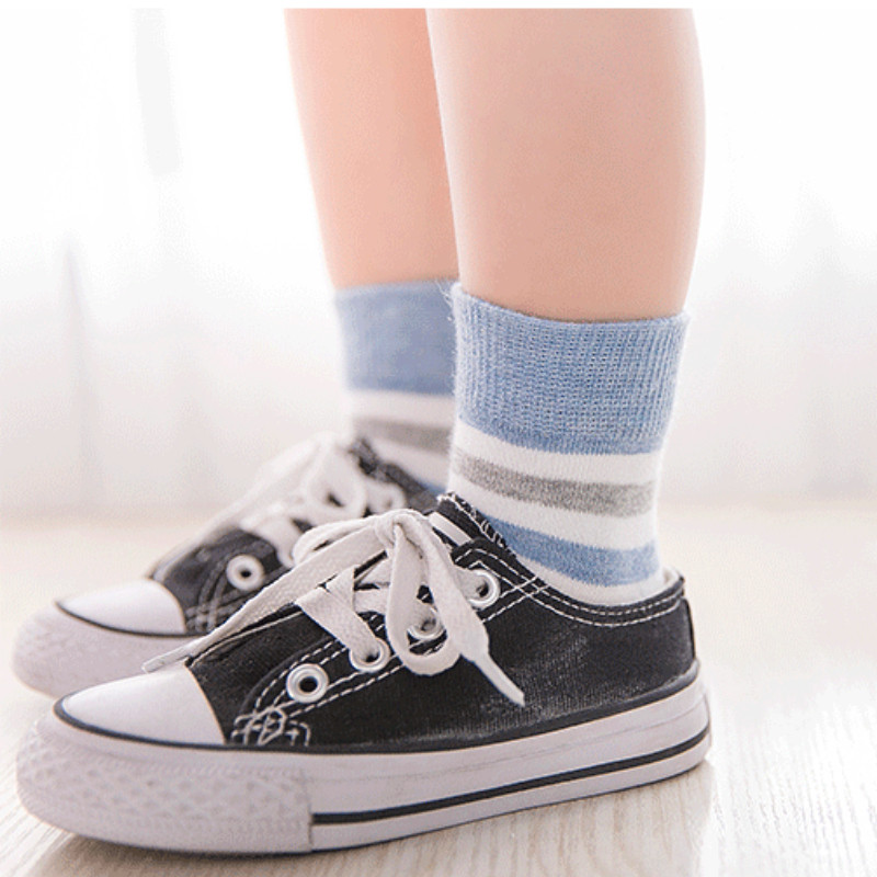 5 คู่ผ้าฝ้ายเด็กถุงเท้าเด็กเด็กสาวถุงเท้าน่ารักการ์ตูนสัตว์ออกแบบ เลือนหายไป นุ่มทารกถุงเท้าเด็ก 0-6 ปี - รูปที่ 5