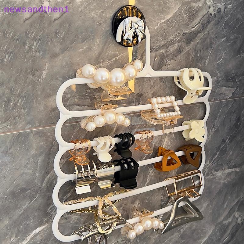 Newsandthen1 Hair Claw Storage Rack Organizer ความจุขนาดใหญ่ผู้ถือแขวนผนัง Hairpin แขวน Space al ชั้นเก็บของ Nice
