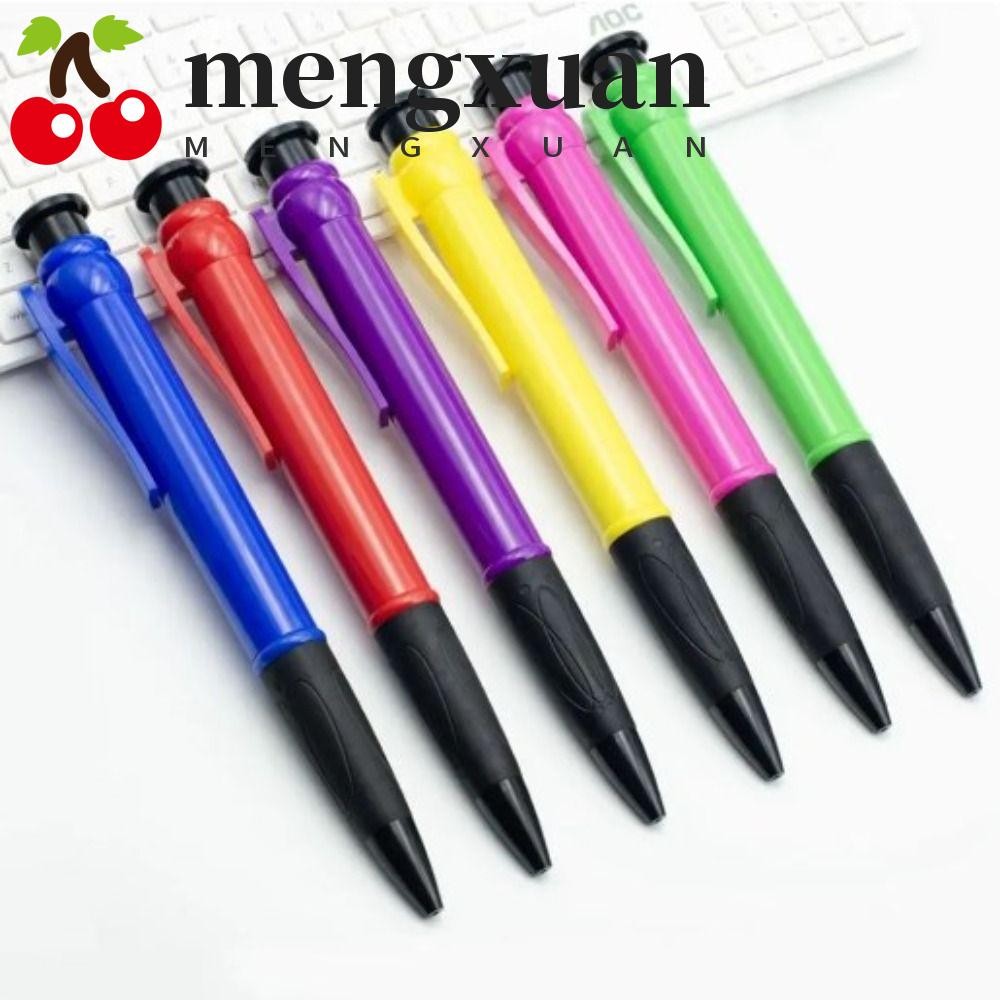 Mengxuan Giants ปากกาลูกลื่น,ตลกสีฟ้ายักษ์เจลปากกา,บุคลิกภาพเครื่องเขียน Oversize สีเขียว 28 ซม.ปากกาจัมโบ้-หดได้ของขวัญนักเรียน