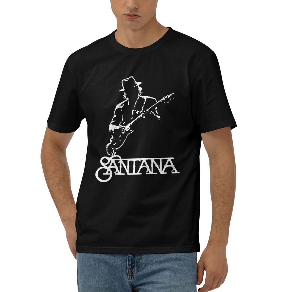 Carlos Santana เสื้อยืดแฟชั่นลําลองสบาย