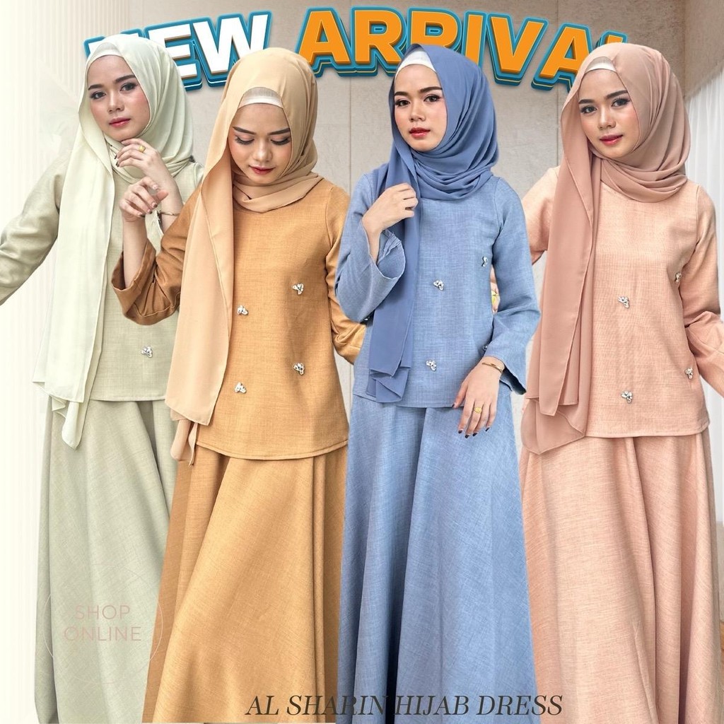 ชุดกระโปรงสตรี Alsharin รุ่น Maria มีซิปด้านหลังและกระโปรงยวยมีซิป 2 ข้าง ไซส์ S/M - Clothing, Lady
