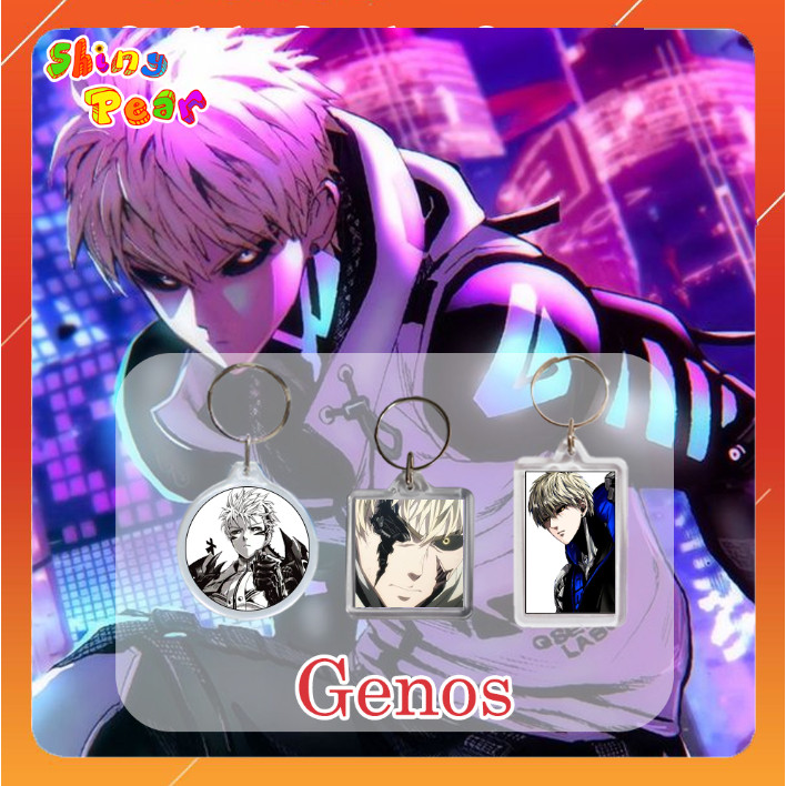 [One-Punch Man] - พวงกุญแจ / พวงกุญแจ Genos - อะนิเมะ One-Punch Man / OPM เป็นของขวัญ | ร้านรับพิมพ์