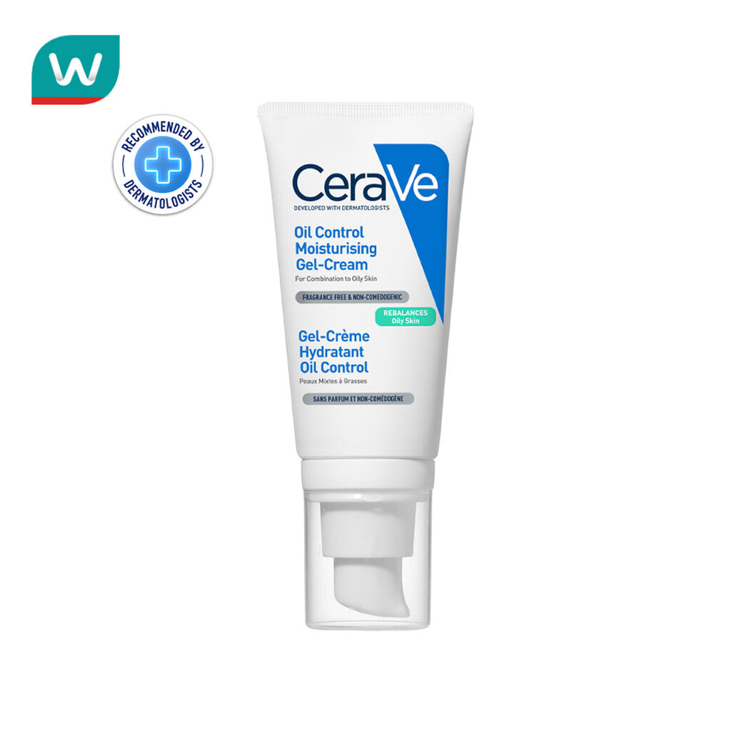 Cerave เซราวี ออยล์ คอนโทรล มอยซ์เจอไรซิ่ง เจล ครีม 52 มล. (ผิวผสม-ผิวมัน)