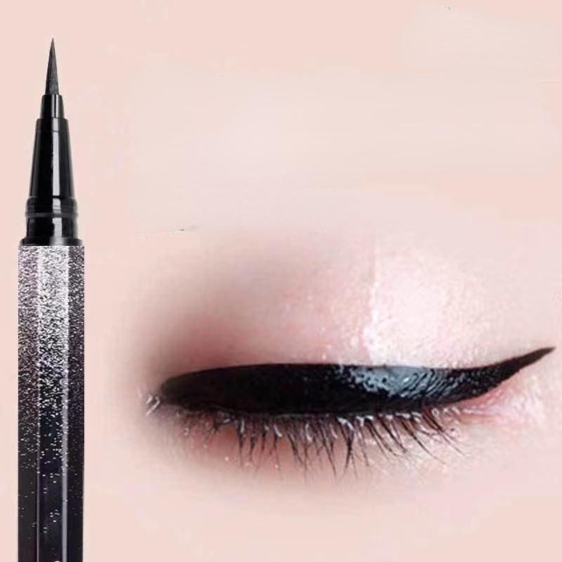 COD 2 สี Diamond Waterproof Liquid Eyeliner Ultra Fine Black & Brown Eyeliner Highly Pigmented Waterproof & Sweatproof Eyeliner Long Lasting Make Your Eyes Bigger Eyeliner Natur