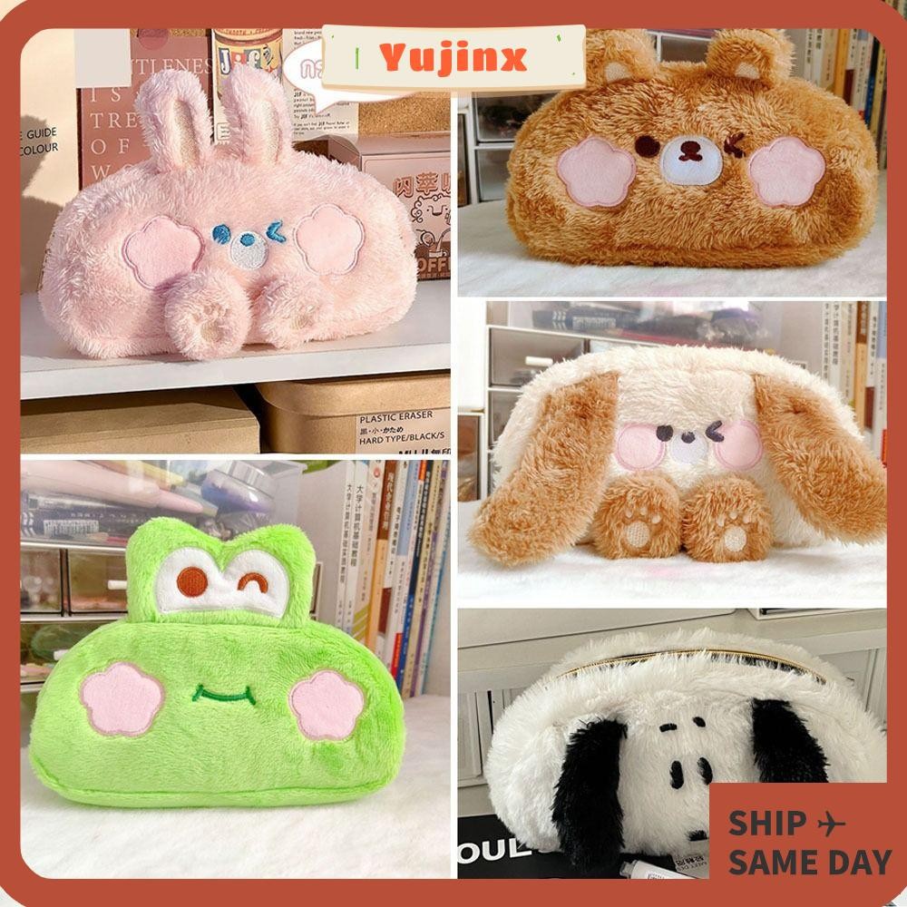 กระเป๋าเก็บเครื่องเขียน YUJINX, ที่เก็บเครื่องเขียนแบบพกพามัลติฟังก์ชั่น, กระเป๋าใส่ปากกาความจุขนาดใหญ่ตุ๊กตาคุณภาพสูง