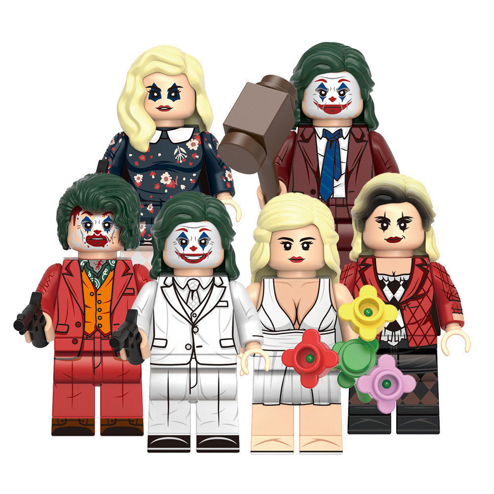 มาใหม่ The Movie Joker 2 Harley Quinn Building Blocks รูปของเล่นเด็ก