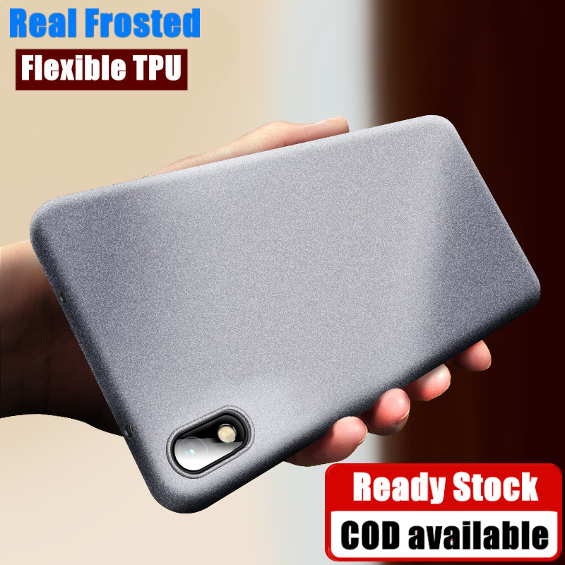 สําหรับ Xiaomi Redmi 7A MZB7995IN M1903C3EG M1903C3EH M1903C3EI จริง Frosted Texture ยืดหยุ่นซิลิโคน