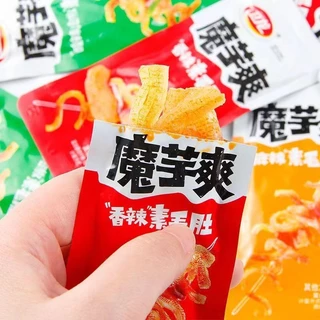 หมึกกรุบเว่ยหลง ยกลัง เพิ่มปริมาณ20% ขนมบุก หม่าล่า เคี้ยวกรุบ กล่องใหญ่ 18 กล่องต่อลัง weilong