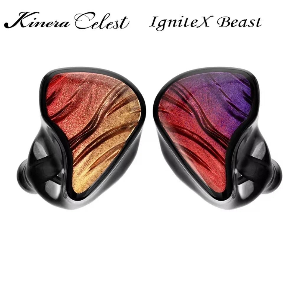 Kinera Celes IgniteX Beast 1DD+1BA Dual Driver HIFI in-Ear IEM 3.5 มม./Type-C หูฟังพร้อมไมโครโฟน Boo