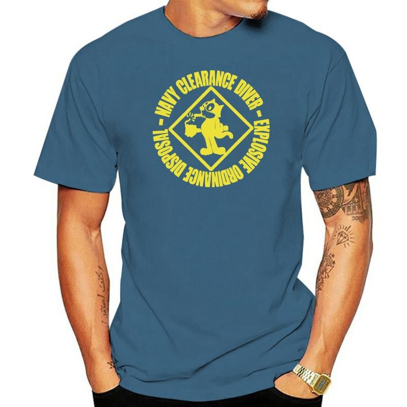 เสื้อยืด Navy Clearance Diver SEAL กองกําลังพิเศษเสื้อยืดผู้ชายแฟนของขวัญ