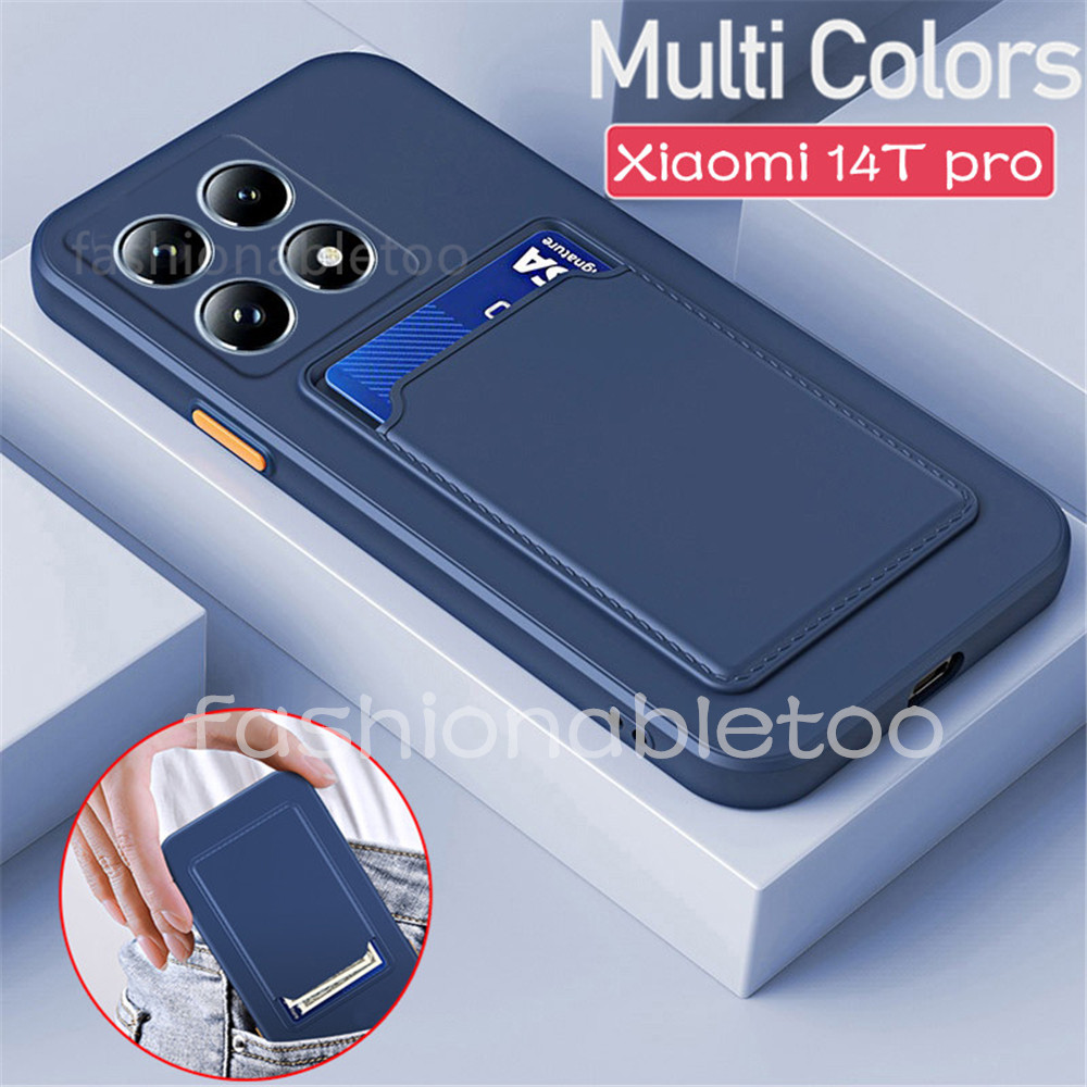 ปลอกสําหรับ Xiaomi 14T pro 14tpro 14 Ultra 14ultra 1 4 Xiaomi14T pro Xiaomi14Tpro Square TPU เคสโทรศัพท์คู่ซิลิโคนอ่อนนุ่มช่องเสียบการ์ดกล้องเลนส์ป้องกันกันกระแทกปกหลัง