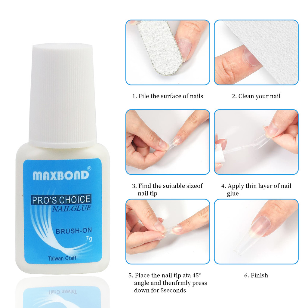 กาว Maxbond - กาวติดเล็บปลอม Maxbond ของแท้ (7g)