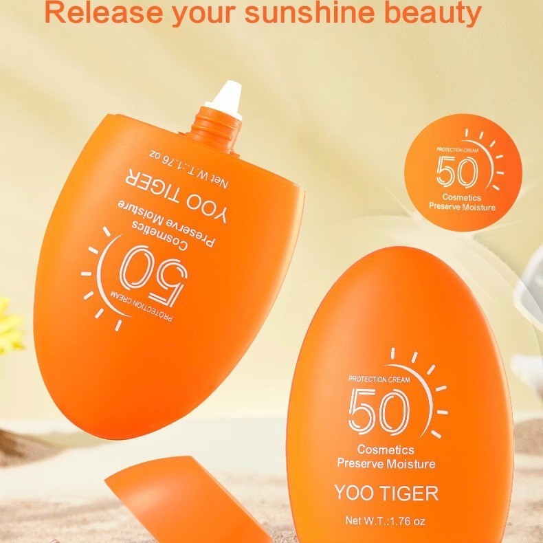 V-shop2 :จัดส่งจากประเทศไทย：ครีมกันแดดนมวัว ไวท์เทนนิ่ง ควบคุมความมัน ให้ความชุ่มชื้น SPF 50+ ขนาด 60 กรัม