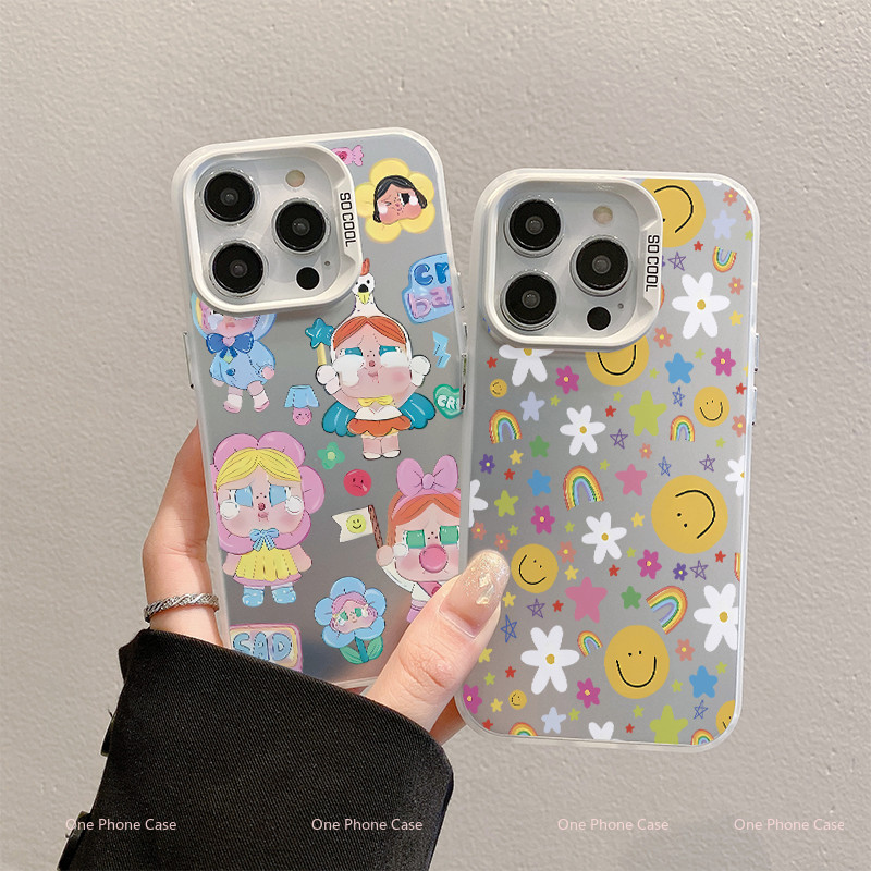 เข้ากันได้กับ iPhone16 Pro Max iPhone 15 Pro Max 14 iPhone 13 iPhone11 X XS XR 7p8p เคสโทรศัพท์เคสนุ่มน่ารัก DLMSCY1123