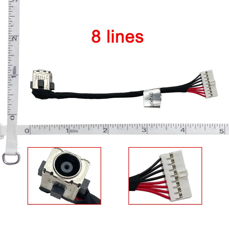 แล็ปท็อปใหม่ DC Power Jack สําหรับ ASUS FX95 FX505DT FX506H FX706 FA706 FA506 FX86S FX86F FX705 FX50