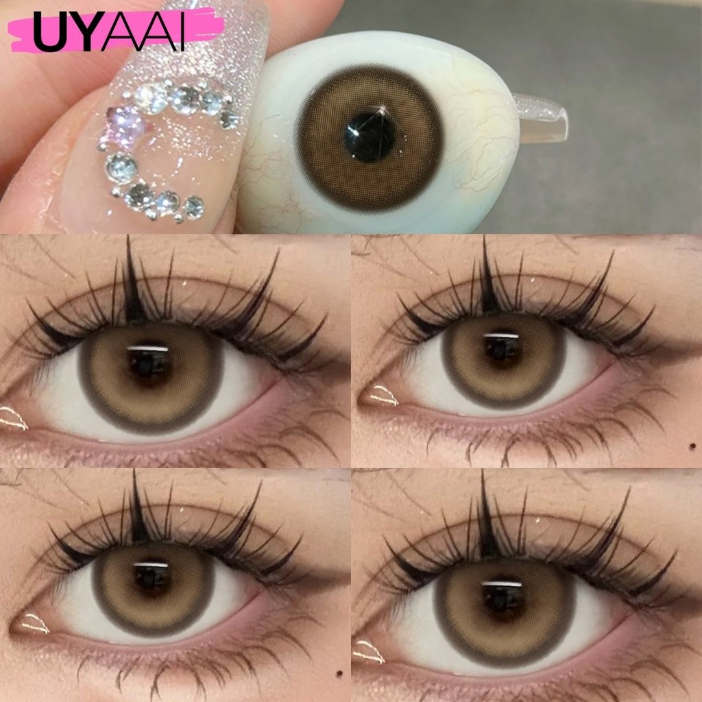 【graded Lens】UYAAI x FRESHLADY คอนแทคเลนส์ K4 1 ปี 0.00 -6.00 14.5 มม. 2 ชิ้น