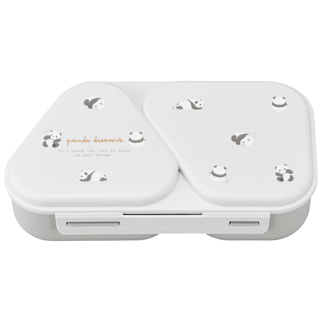 OSK Bento Box Panda Onigiri Lunch Case 465ml Made in Japan Microwave Safe with Press Mold Antibacter