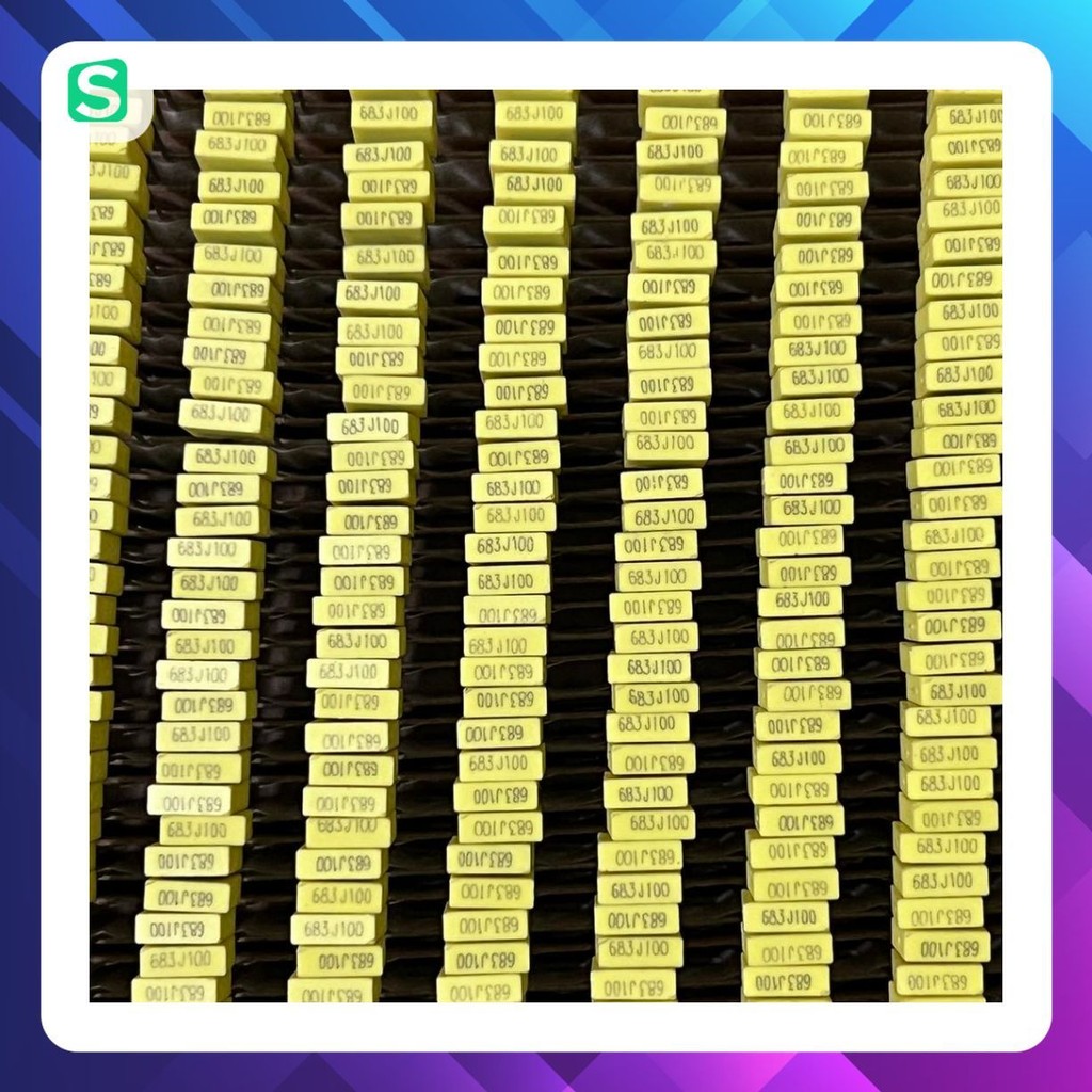 [ 10 ชิ้น ] ของแท้ FILM 683J100V CAPACITOR