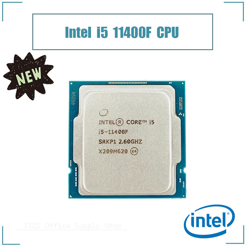 เมนบอร์ด CPU Intel Core i5 11400F รองรับโปรเซสเซอร์ Cpu LGA1200 Hexa-core 2.6GHz