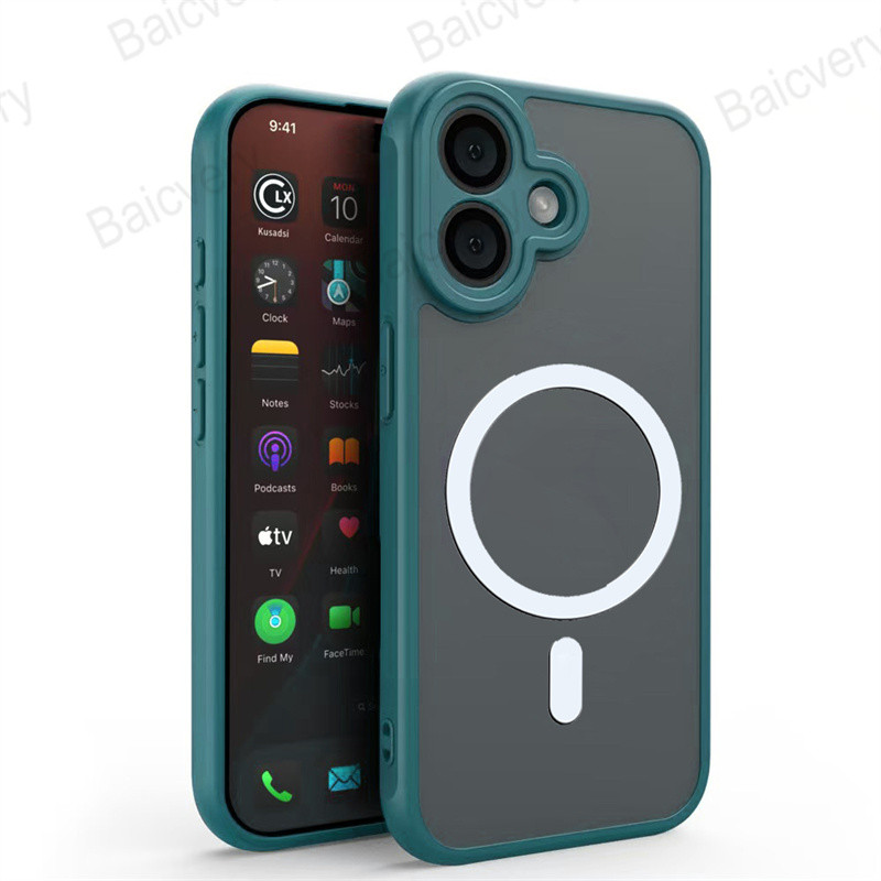 เคสโทรศัพท์สําหรับ Samsung Galaxy A06 5G 4G /A07 4G 5G Matte Hard พร้อมสติกเกอร์ชาร์จไร้สาย