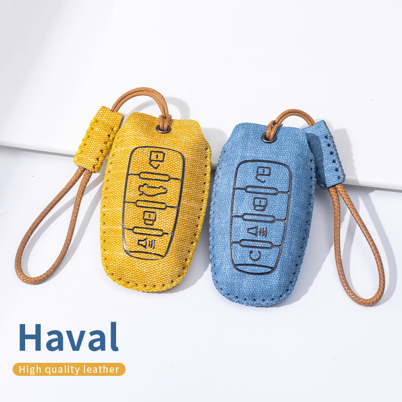 แฟชั่น Denim Key สําหรับ GWM HAVAL H6,HAVAL Jolion,HAVAL H6 PHEV หรูหรากรณี