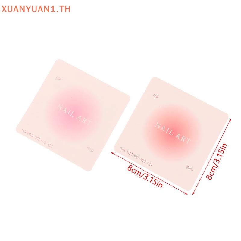 XUAN 100PCS Press-On เล็บบรรจุภัณฑ์จอแสดงผล Handmade เล็บปลอมออกแบบ Swatch แสดงการ์ดเล็บตัวอย่างจอแสดงผล Salon TH - รูปที่ 3