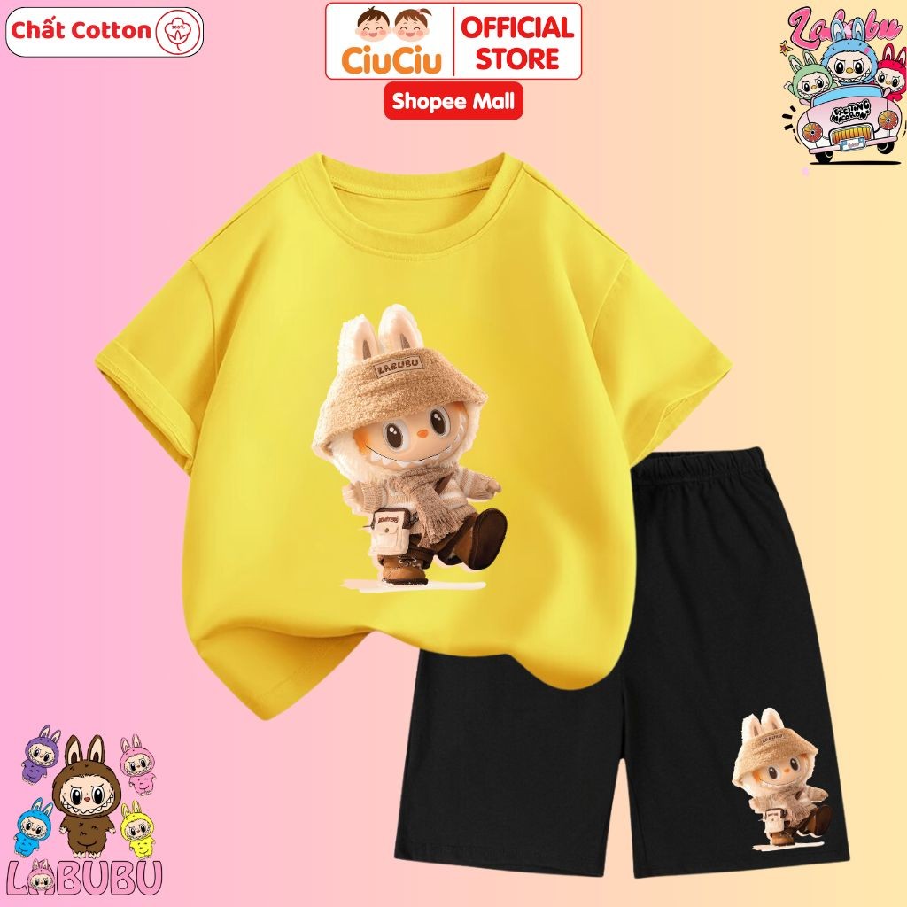 CIUCIU BABY clothes set สําหรับเด็กชายและเด็กหญิง LABUBU BABY clothes set ทําจากผ้าฝ้ายเนื้อนุ่ม โปร