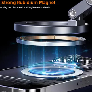 ToKerการชาร์จไร้สายแบบใหม่ 360 ° ที่วางโทรศัพท์ในรถยนต์ Vacum หมุนได้ เหมาะสําหรับ iPhone, Samsung, ที่วางโทรศัพท์ในรถยนต์แบบแม่เหล็ก Xiaomi,4-10.2 Inches ที่วางโทรศัพท์สูญญากาศ X94 X93