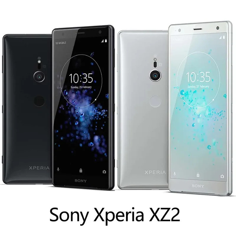 Sony Xperia XZ2 ปลดล็อคโทรศัพท์มือถือ RAM 4GB ROM 64GB H8216 H8266 JV 702SO 19MP LTE 5.7 "Android Oc