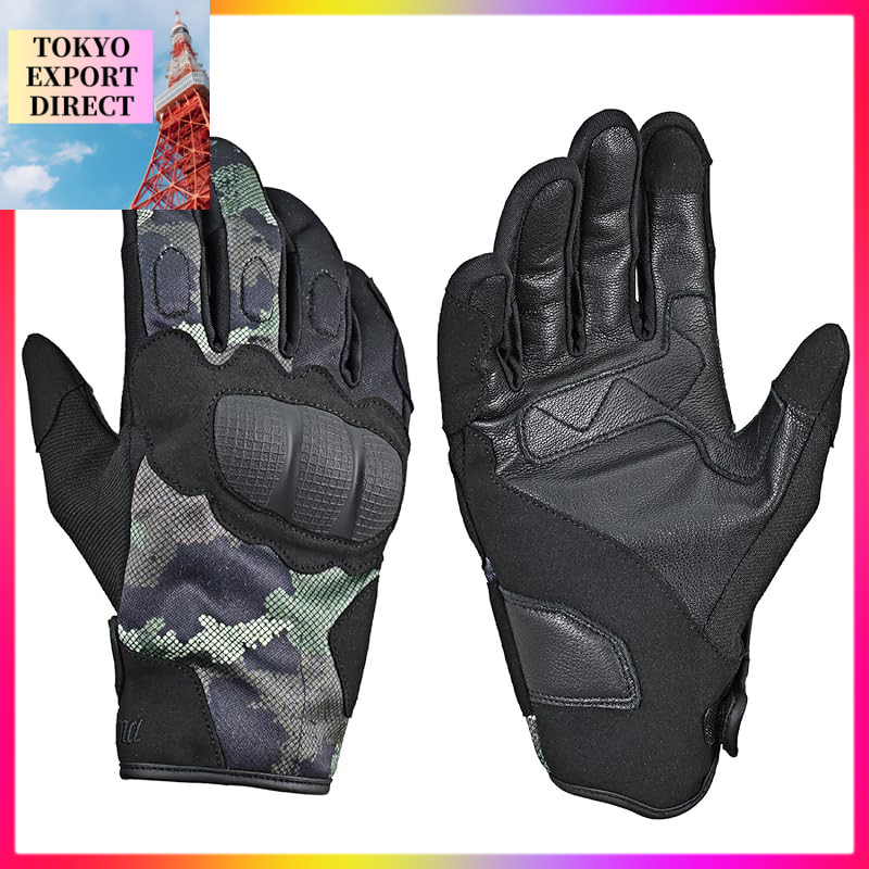 Daytona Urban Protective Motorcycle Gloves - Genuine Leather with Hard Protectors, Touchscreen Compa