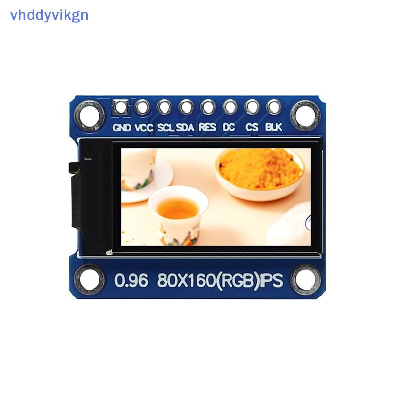 VHDD 0.96 นิ้วจอแสดงผล IPS โมดูล OLED สําหรับ 80*160 65K สีสัน RGB TFT LCD ST7735 ST7735 DIY VN