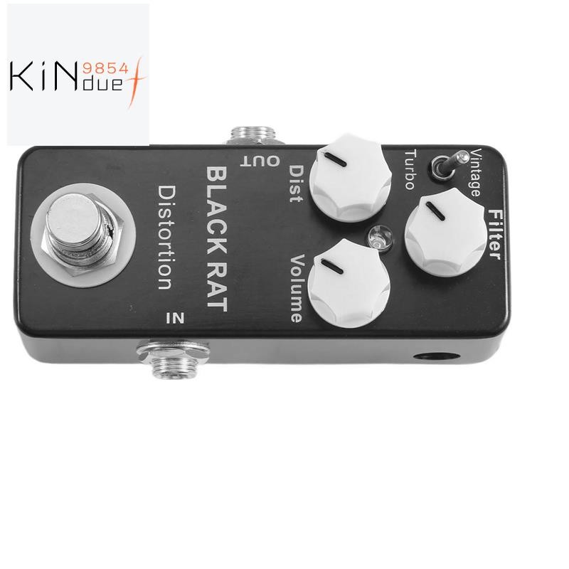 Black RAT Distortion Mini Guitar Effect Pedal