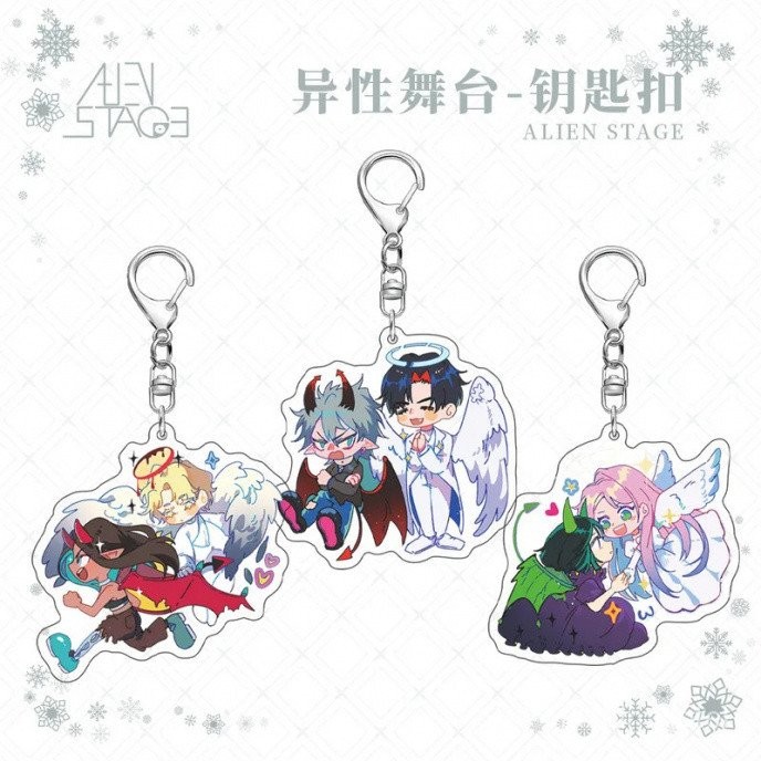 อะนิเมะ Alien Stage LUKA HYUNA IVAN TILL SUA MIZI คอสเพลย์ COSTUME อะคริลิคพวงกุญแจ Prop Xmas ของขวั