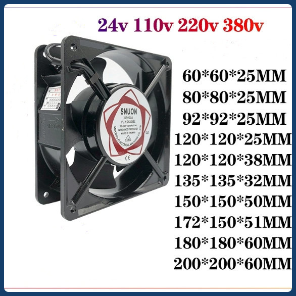 ยี่ห้อใหม่ DC24V DC110V DC220V DC380V เครื่องเชื่อมตู้กล่องกระจาย Universal พัดลมระบายความร้อน Axial พัดลม DP200A