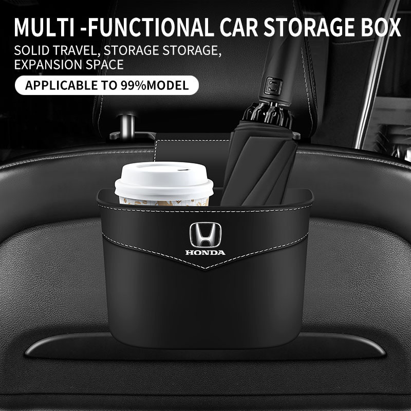 กล่องเก็บของหลังเบาะรถยนต์ Honda ถังขยะหลังเบาะรถยนต์ Odyssey CR-V ACCORD CIVIC HRV
