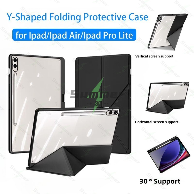 เคส iPad 10th Gen/iPad 11th Gen 10.9 นิ้ว พร้อมช่องใส่ดินสอ ขาตั้งแม่เหล็กหลายมุมสำหรับ iPad Pro 11 