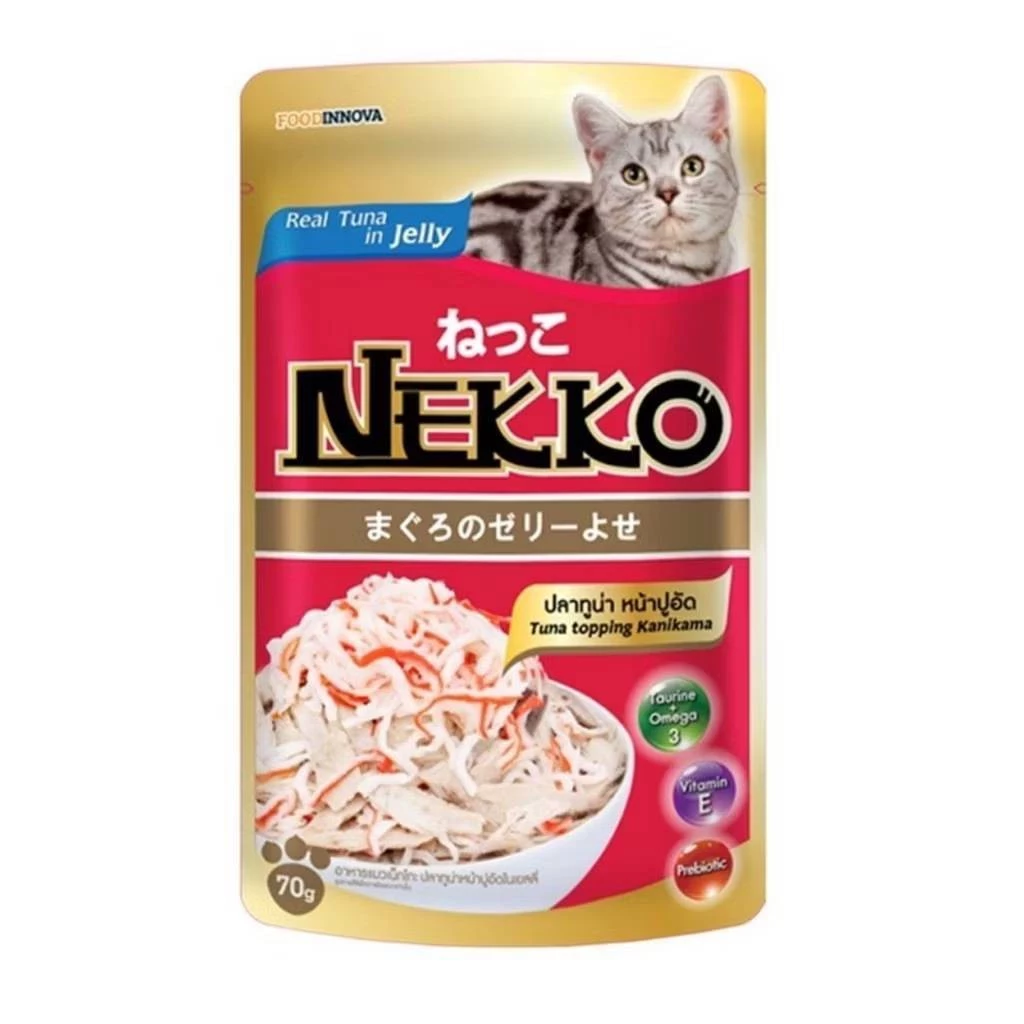 Nekko อาหารเปียกแมว เนื้อทูน่าแท้ ไม่มีเนื้อเทียม thumbnail 8