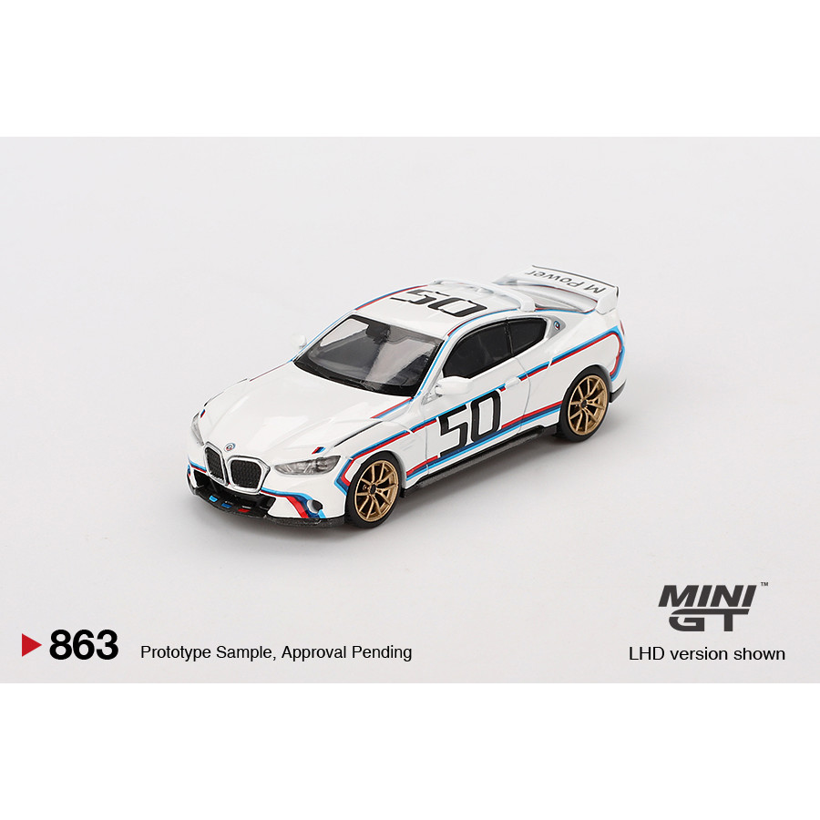 MINI GT No.863 BMW 3.0 CSL White MGT00863