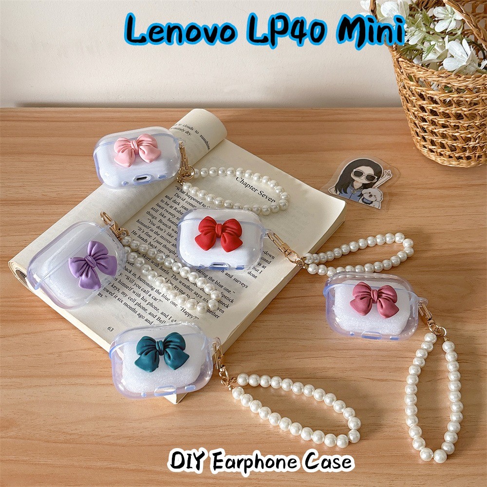 【Case Home】นําไปใช้กับ Lenovo LP40 Mini เคส Case เคสหูฟัง สไตล์การ์ตูนตลก ซิลิโคนนุ่ม เคส เคสหูฟัง N