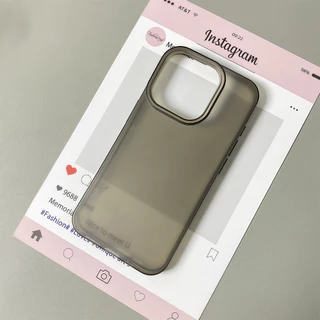 จัดส่งทันที เคสสำหรับไอโฟน15 เคสใสแบบด้านหลายสี For IPhone13 11 12 14 6/7/8PLUS 15 16ProMAX X XS XR XSMAX ป้องกันมือถือ