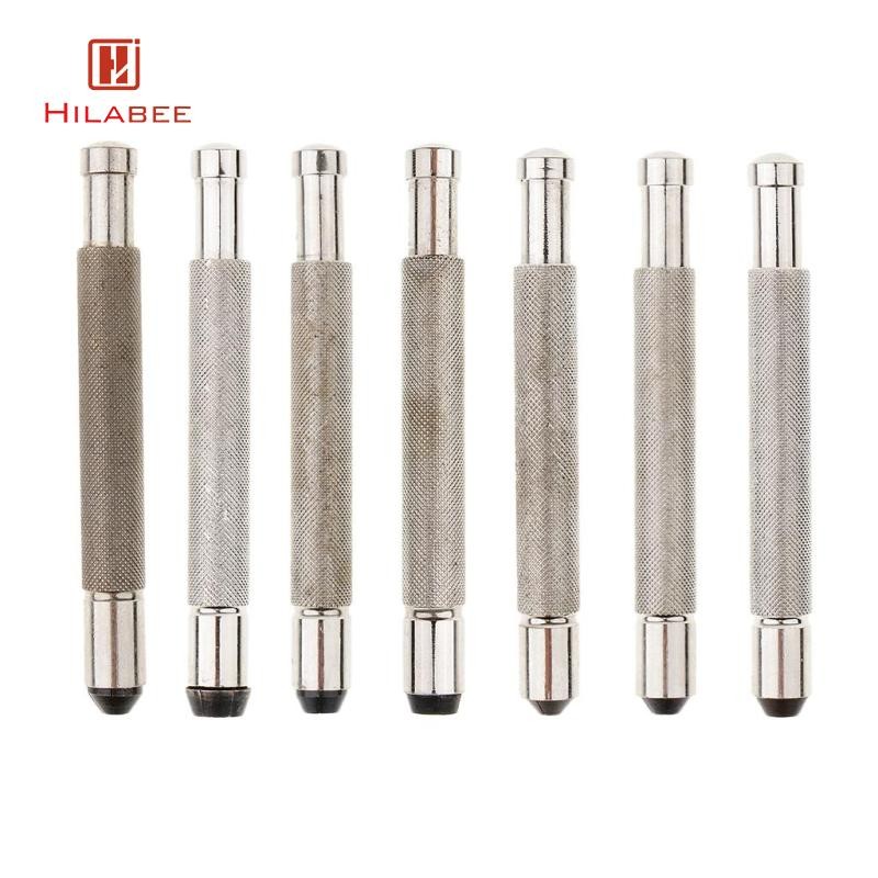 [hilabee] Silver Stainless Winder Helper Mechanical Winding Instrument สําหรับช่างซ่อมนาฬิกาเครื่องมือ